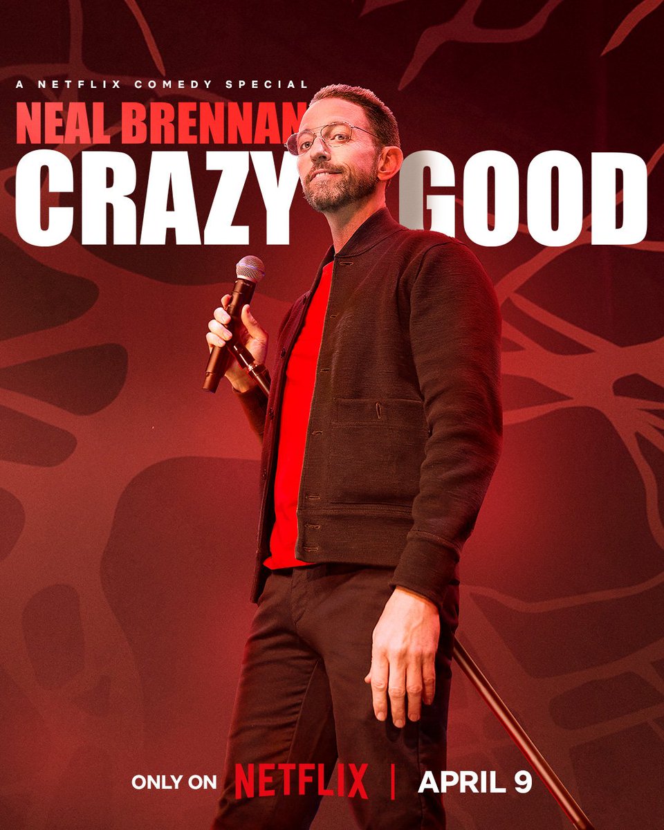 Tomorrow on @netflix @nealbrennan Crazy Good Produced by All Things Comedy! #ATCpresents #nealbrennan