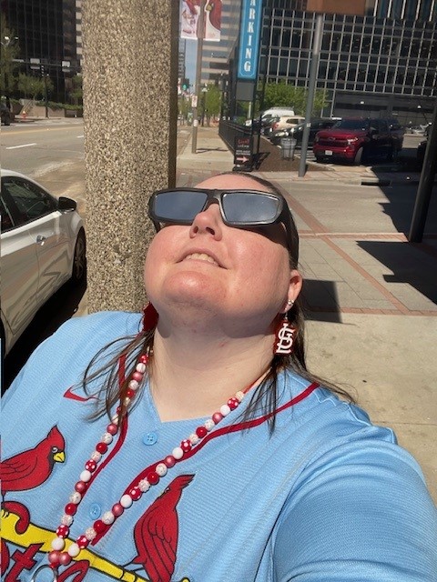 Did you catch the solar eclipse? 🌙🌞 Employees at our Home Office in Edwardsville, Trenton, and Ballpark Village all took the time to check it out this afternoon!