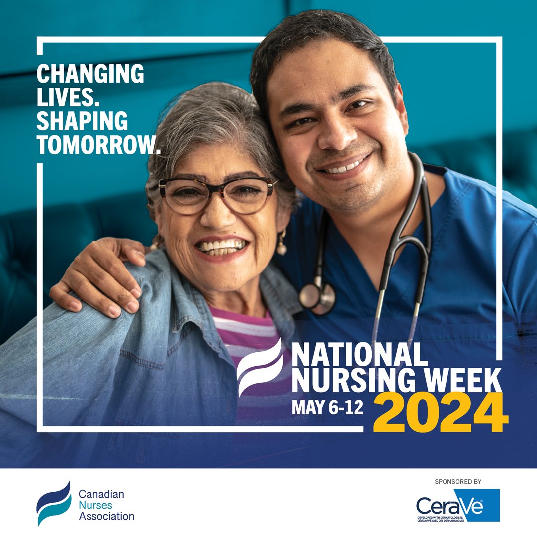 Celebrate National Nursing Week 2024, taking place May 6-12, 2024. Social media resources and posters are now available for National Nursing Week 2024. #CNA2024 #NursingWeek2024 #NationalNursingWeek #NursesChangingLives #NursesShapingTomorrow cna-aiic.ca/en/news-events…