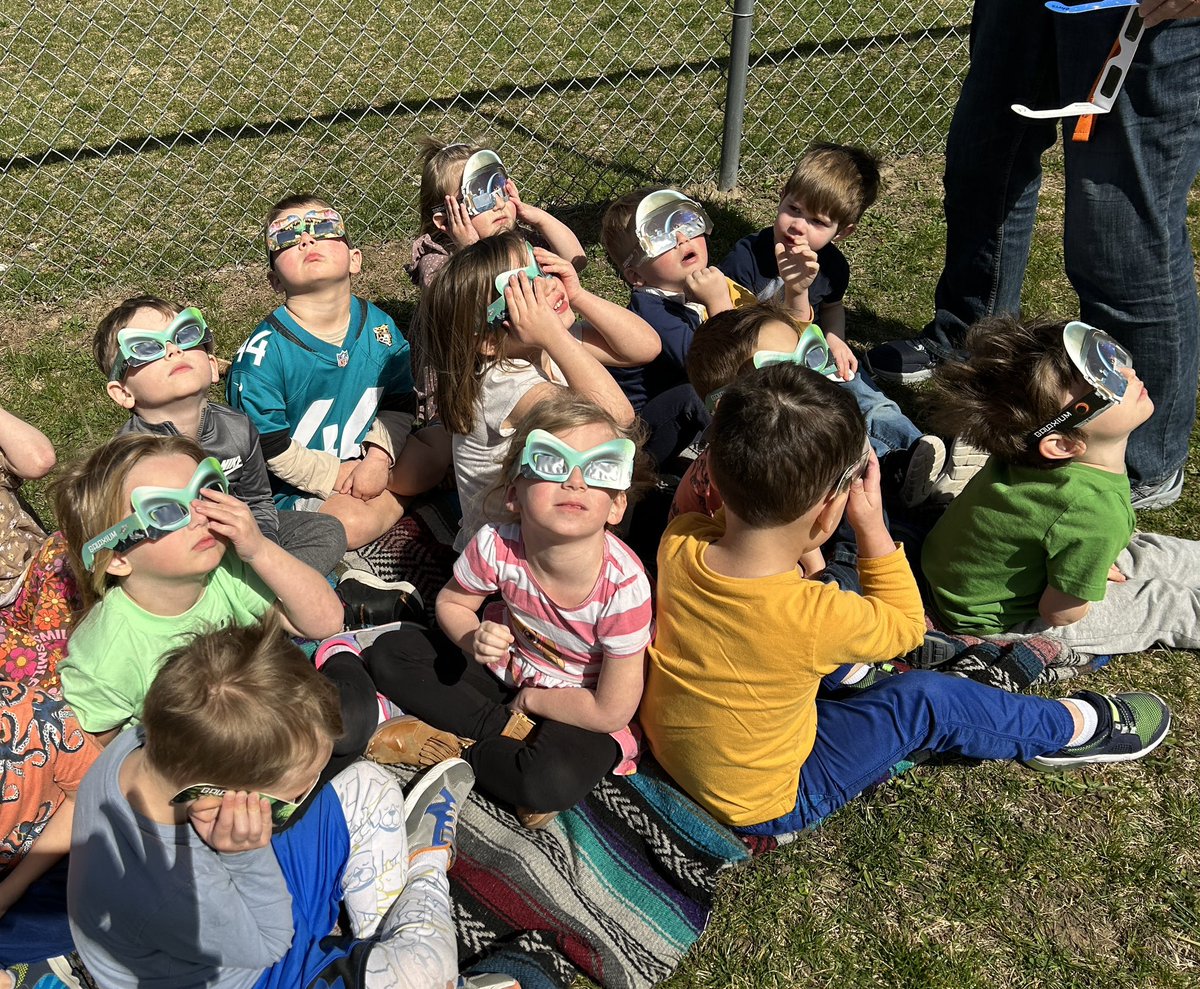 Our young Rockford Rams were ready for today’s eclipse! #RamPride