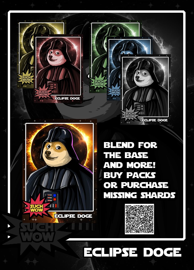 BlockchainCards's tweet image. New $WAXP Drop is up in Celebration of #Eclipse2024 

neftyblocks.com/collection/blk…

Purchase Shard Packs and Blend for another pack! Look for #virl items such as a Custom POP made by @EvilosArt 

Packs are $2 each in #WAXP 

Limited Timed Sale! 

Blend Here:
neftyblocks.com/collection/blk…