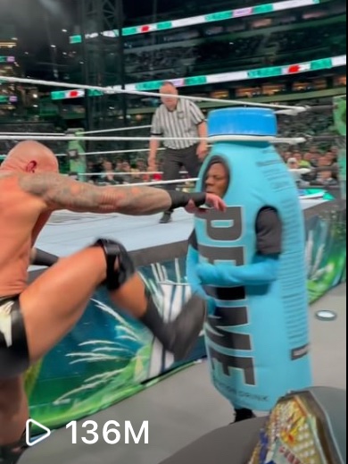 The video of Randy Ortan RKO'ing Speed at Wrestlemania already has 130M views. It hasn't even been 24 hours 💀