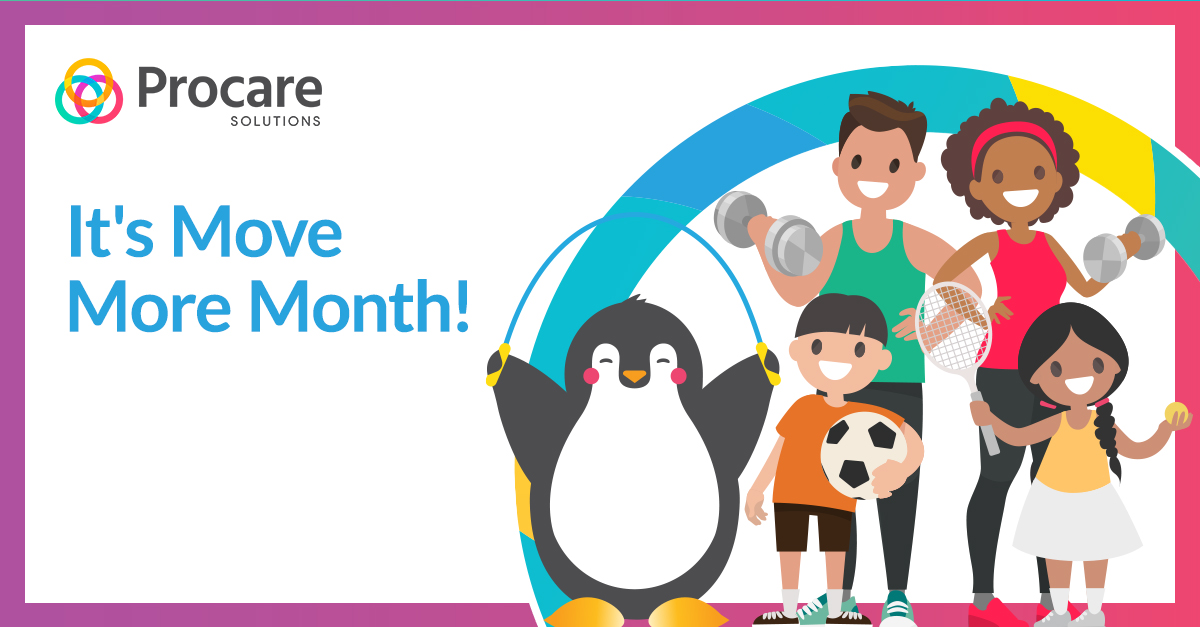 April is #MoveMoreMonth! Let's take a look at 10 activities that blend fun with fitness to keep young children, from babies to preschoolers, active!: procare.solutions/3Jg2qXa