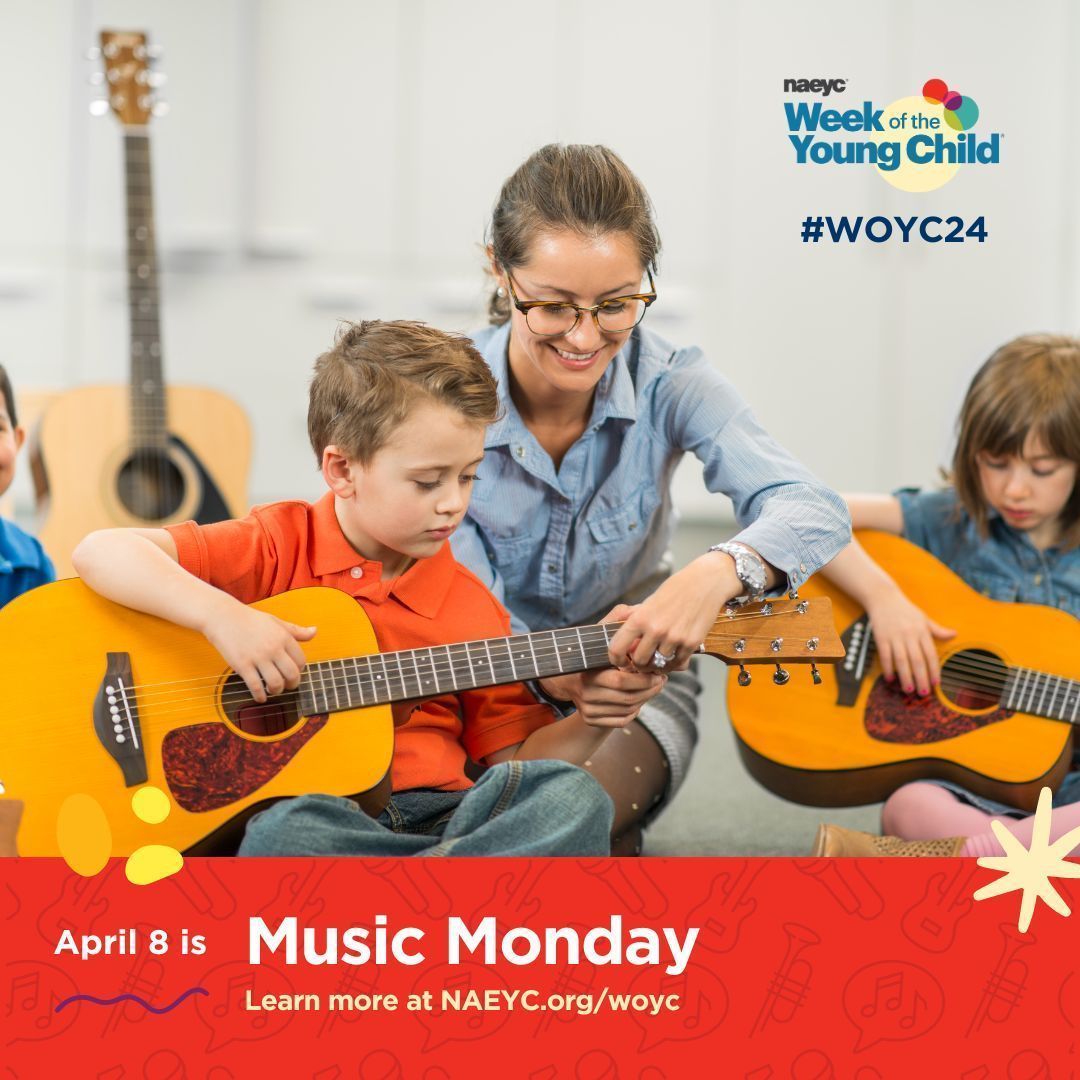 We're joining @NAEYC's #WOYC24 chorus for change! The quality of ECE programs depends on a diverse workforce that is adequately compensated and supported. Policymakers must recognize and support early childhood educators for the valuable and complex work they do!