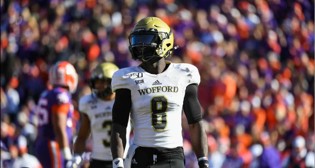 After a GREAT conversation with coach @CoachEmini i am very humbled to say i received my first offer from @Wofford_FB !!!! @YorkRecruits @_YorkStrength @JLayman44 @JustinStrain5 @_864dbs