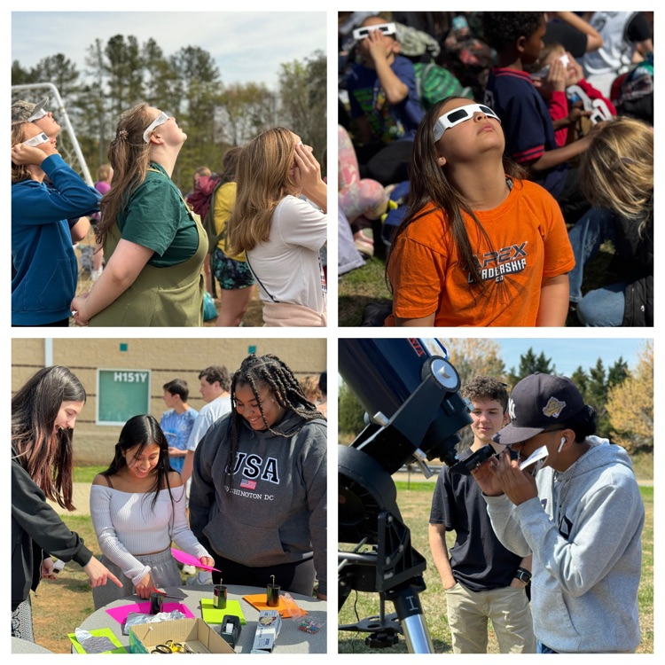 🎉 What an incredible day in GCPS! 🌞 The 2024 solar eclipse was a roaring success. Huge shoutout to our staff and students for safely enjoying this awe-inspiring event with provided glasses thanks to the amazing support from GEF and Goochland Chamber of Commerce. 🕶️🌒