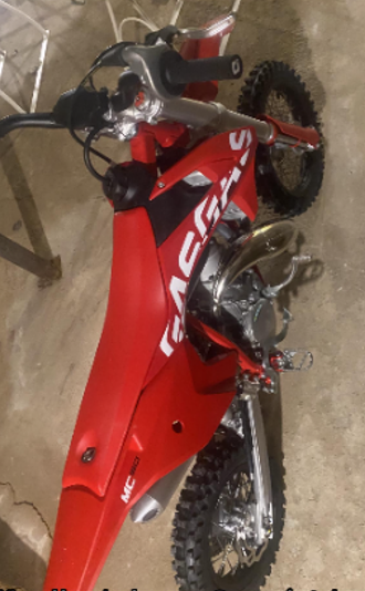 #HuronOPP is investigating the theft of a blue 2003 Yamaha ATV and a red 2023 Gas Gas 50 cc dirt bike stolen from a rural residential property in #Bluewater near #Kippen in #Huroncounty. Theft occurred Apr 3rd/4th. Please call #OPP if you have any info to assist. Thank you! ^cs.