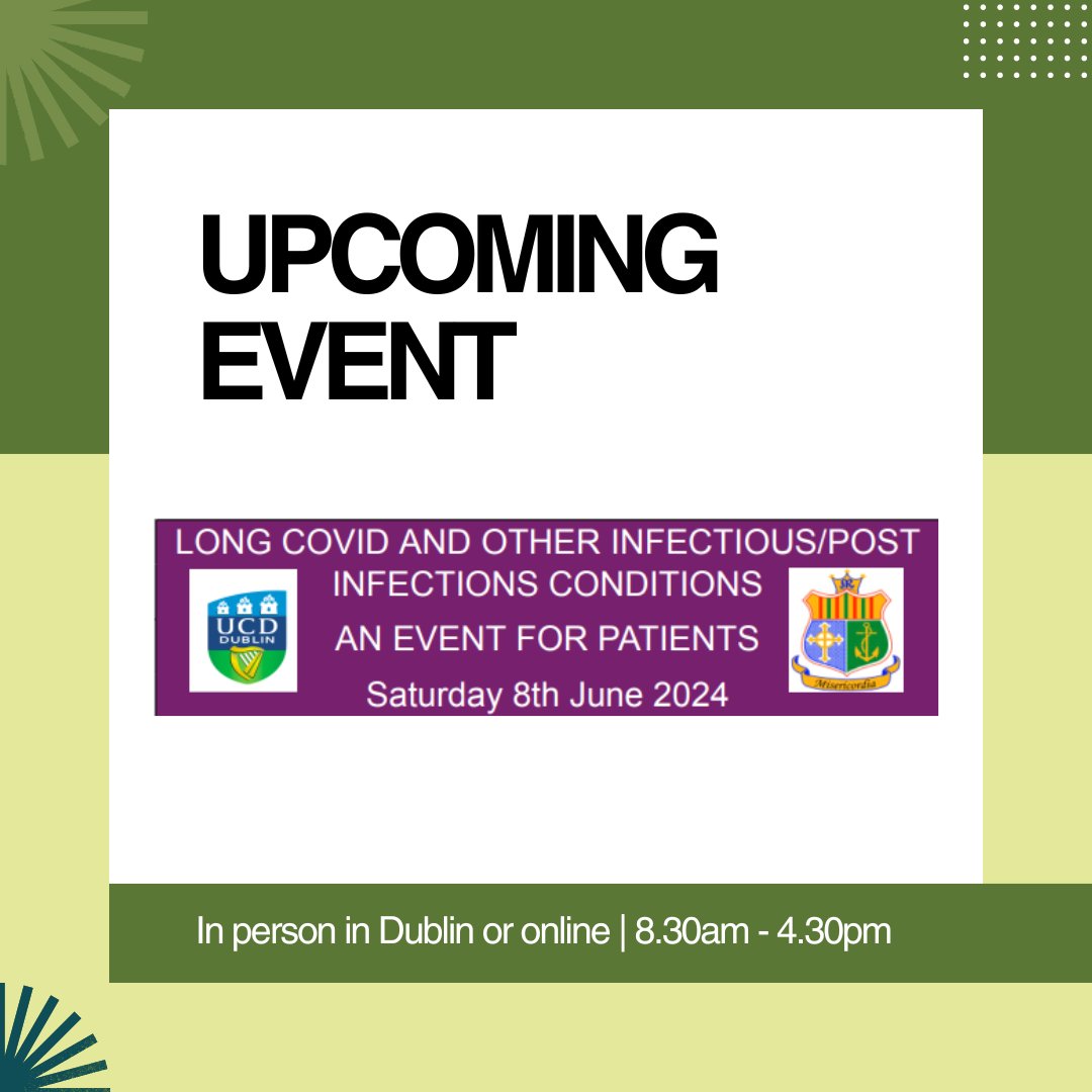 We are pleased to be able to share with you the details of an event aimed at patients, family members and carers affected by conditions induced by infections such as Long COVID, ME/CFS, and Lyme Disease Registration link: iddoctor.info/long-covid-inf… #lymedisease #lymediseaseuk