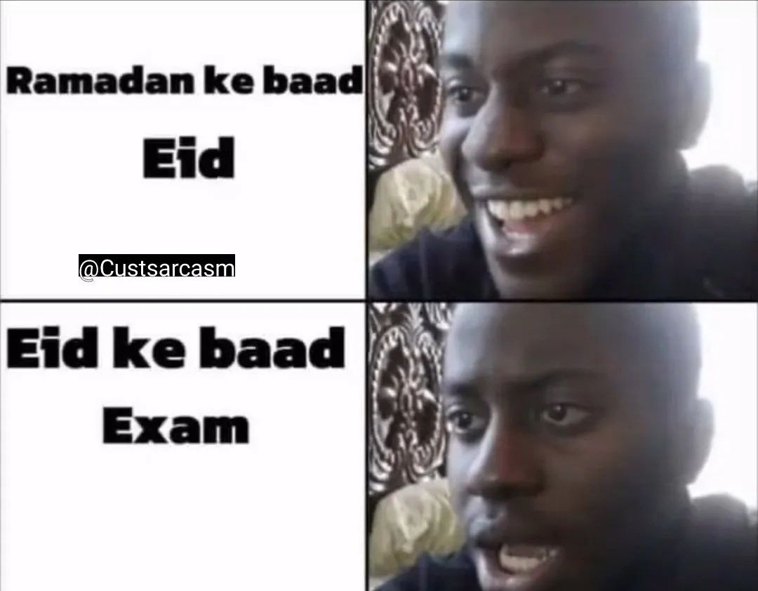 Kis kis k Exams hn Eid k bad? 😂