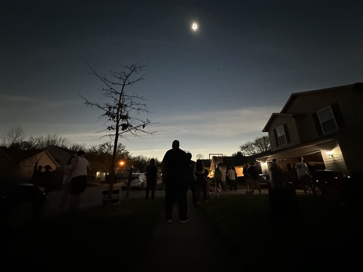 We invited the neighborhood over for an eclipse cookout. The collective gasp at the beginning of totality was a truly special moment.