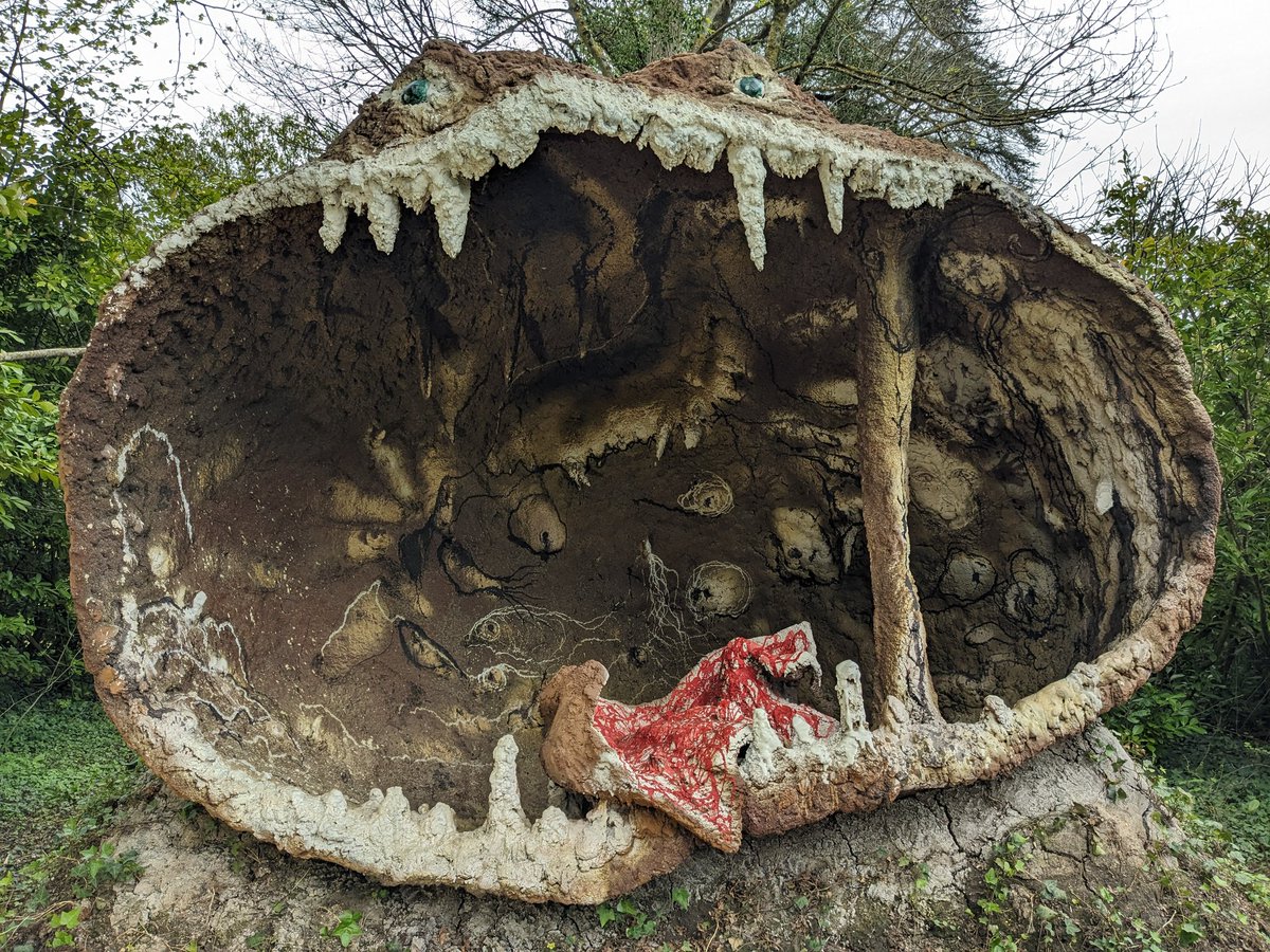 Saison d'art 2024 @Chaumont_Loire : Damien Cabanes ; Miquel Barceló, 'La Grotte Chaumont' (qui intègre la collection permanente du domaine)