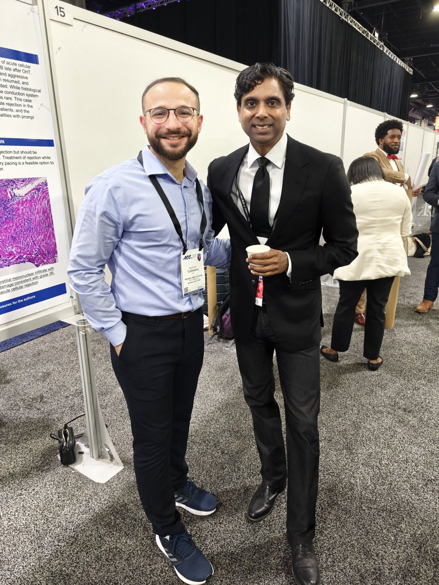 Nice connecting with Dr. Naidu @SrihariNaiduMD , a true inspiration and his leadership lights the way. #ACC24 @ACCinTouch