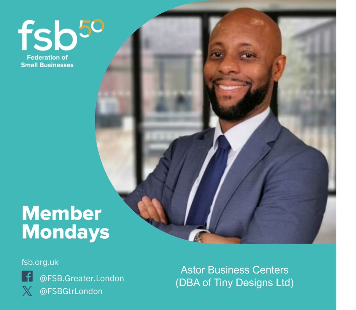 This week's #FSBmember Monday is 𝐀𝐧𝐭𝐡𝐨𝐧𝐲 𝐋𝐢𝐧𝐝𝐬𝐚𝐲, VP of Intl Operations at 𝐀𝐬𝐭𝐨𝐫 𝐁𝐮𝐬𝐢𝐧𝐞𝐬𝐬 𝐂𝐞𝐧𝐭𝐞𝐫𝐬. With tailored support services, Astor empowers startups & entrepreneurs to thrive. Click here: go.fsb.org.uk/47nlkGF 
#ProudToBeFSB