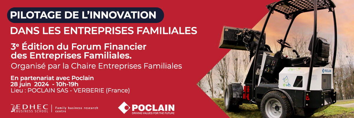 Etes-vous directeur financier ou directrice financière d'une #entreprisefamiliale? Rejoignez notre Forum Financier qui vous est exclusivement dédié! Autour du thème du pilotage de l'#innovation en partenariat avec <a href="/Poclain/">Poclain</a> ! 
<a href="/EDHEC_BSchool/">EDHEC_BSchool</a> <a href="/ranialabaki/">Rania Labaki</a> 
👉lnkd.in/eKAED6AA