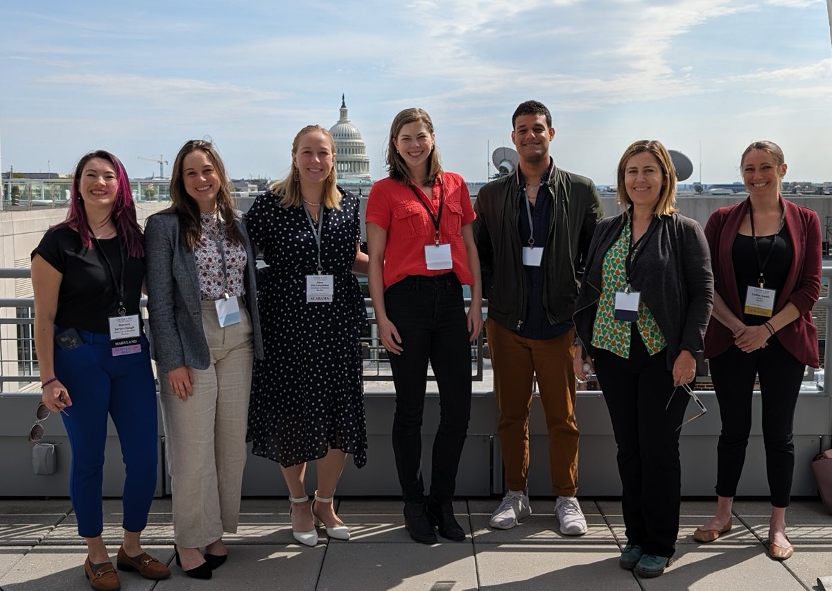 We had a great first day at #COSSA24 with some of our members, Darby Saxbe, Marissa Sariol-Clough, Kelsey Ann, Corallo Alexa, Ellis-Lowenthal, and Caitlin Smith! Excited for tomorrow where we'll continue to advocate for science funding and sharing #WhySocialScience matters!