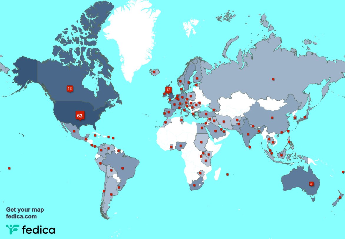 Special thank you to my 12 new followers from USA, and more last week. fedica.com/!PinkConcussio…