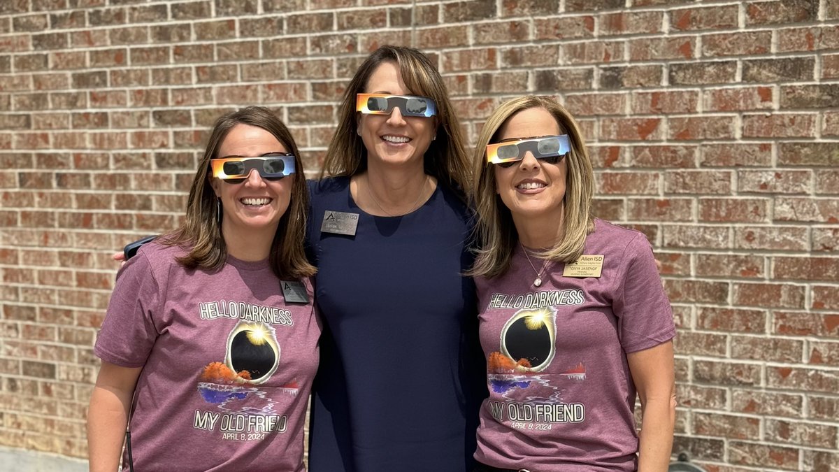 The eclipse was amazing! Glad I got to spend this once-in-a-lifetime-in-Allen opportunity with kiddos at Vaughan Elementary. It was so fun to hear how excited they became when the totality occurred and the sky darkened!