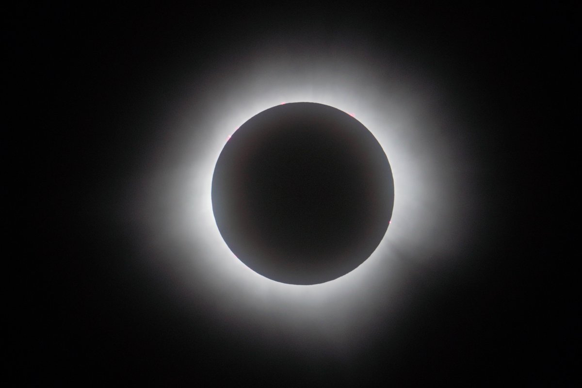 These are just JPEGs straight from the memory card. Later I will try to process the raw files. #Eclipse2024 #EclipseSolar2024
