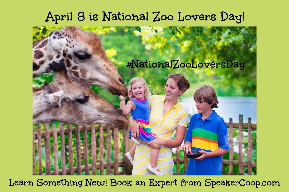 April 8th is #NationalZooLoversDay – Do you have a favorite zoo? – SpeakerCoop.com, the International Destination for Meeting Planners Seeking Great Presenters #NeedaSpeaker @MPI @HSMAI @PCMAHQ @myILEA @NACE @IAEE #ICCAWorld #eventprof
April is #InternshipAwarenessMonth