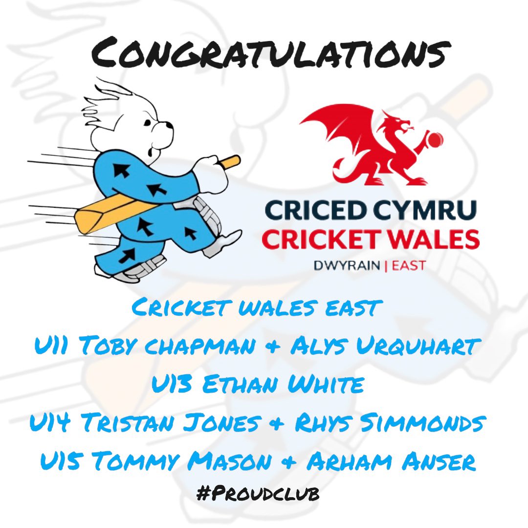 As a club, we are immensely proud of our players who have been selected to represent East Wales or Wales this coming summer… #GoWell #Fugies