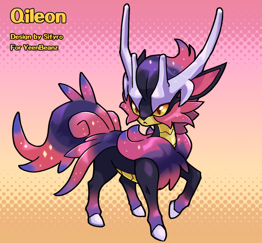 Dragon eeveelution for @YeenBeanzArts