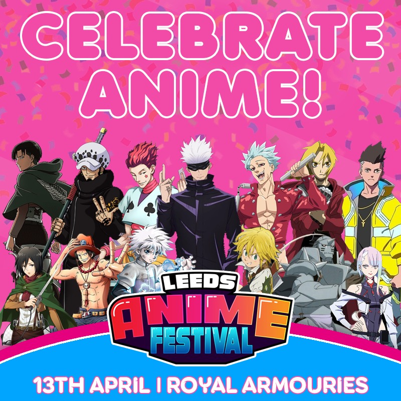 The #Leeds Anime Festival is at Royal Armouries this Saturday 13th April an epic celebration of Japanese animation and pop culture! Prepare yourselves for a day filled with anime, manga, cosplay, gaming, and much more! daysoutyorkshire.com/whats-on/year/…