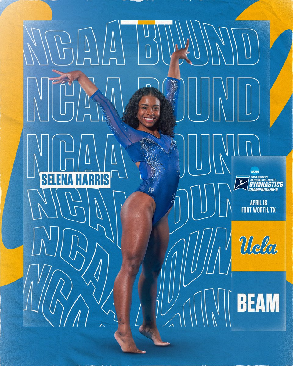 It’s official! @chae_jada and @selena_harriss are Natty bound! Chae will compete on floor exercise, and Selena will compete on balance beam. #GoBruins