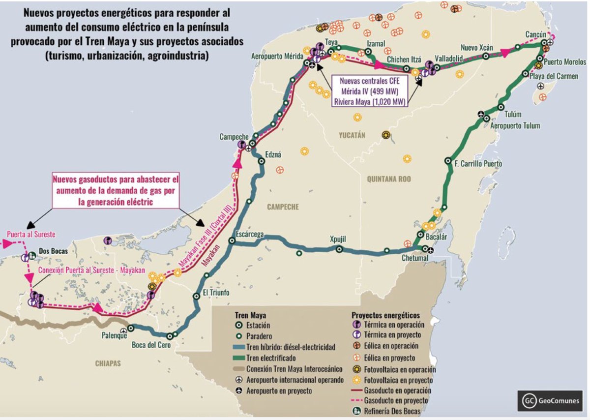 El Tren Maya y la expansión industrial: ¿Cuánta infraestructura eléctrica se requiere y cuáles son los impactos ? 👉 avispa.org/?p=114328 🐝 #FelizLunes #FelizLunesATodos #Mexico #MexicoSeRespeta #ClaudiaSheinbaum #XochiltGalvez #AMLO #ConferenciaPresidente #TrenMaya #Istmo