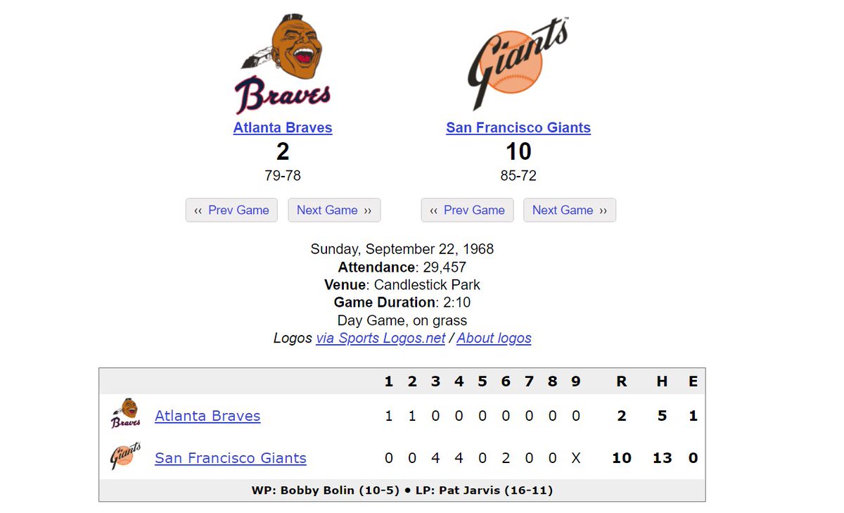 One of the highlights of my life was watching Hank Aaron & Willie McCovey hit home runs @ Candlestick Park right before school started in 1968.