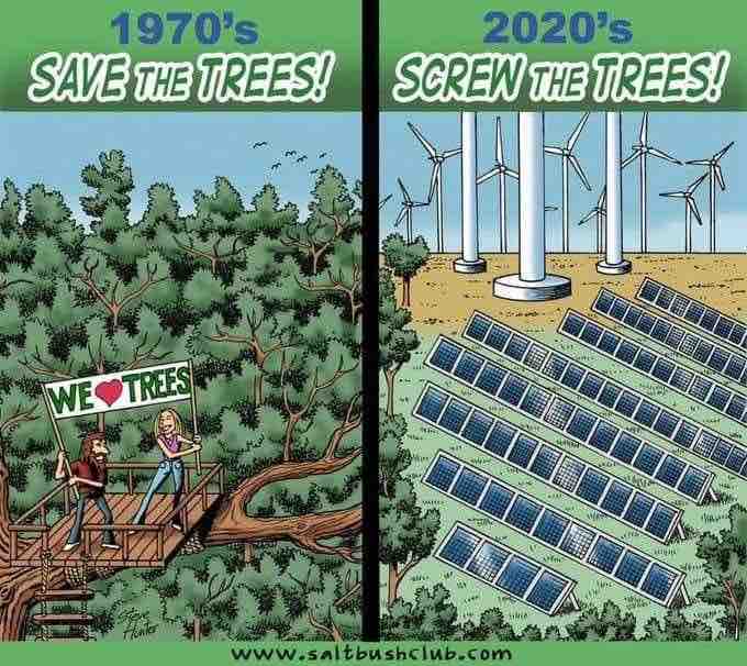 There's absolutely nothing 'green', 'environmentally friendly' or 'renewable' about solar panels and wind turbines. Change my mind.