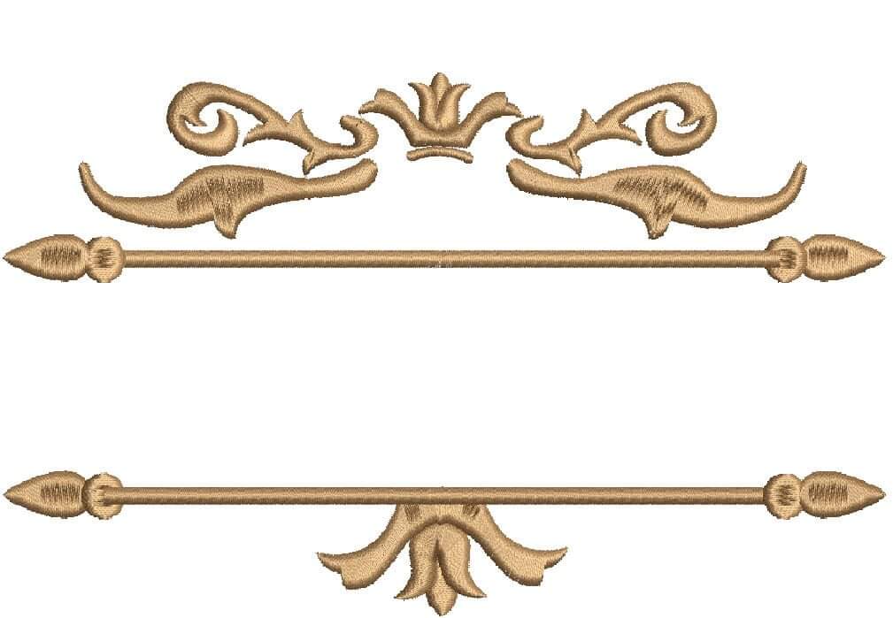 ➰➿〰️💻🧵🪡Curly border for monogram or name Machine Embroidery design, 
 etsy.me/3U201Wh #crossstitch #monogramframe #frameembroidery #vintagemonogram #embroiderypatterns #vintageembroidery #victorianembroidery #weddingembroidery #bridalembroidery