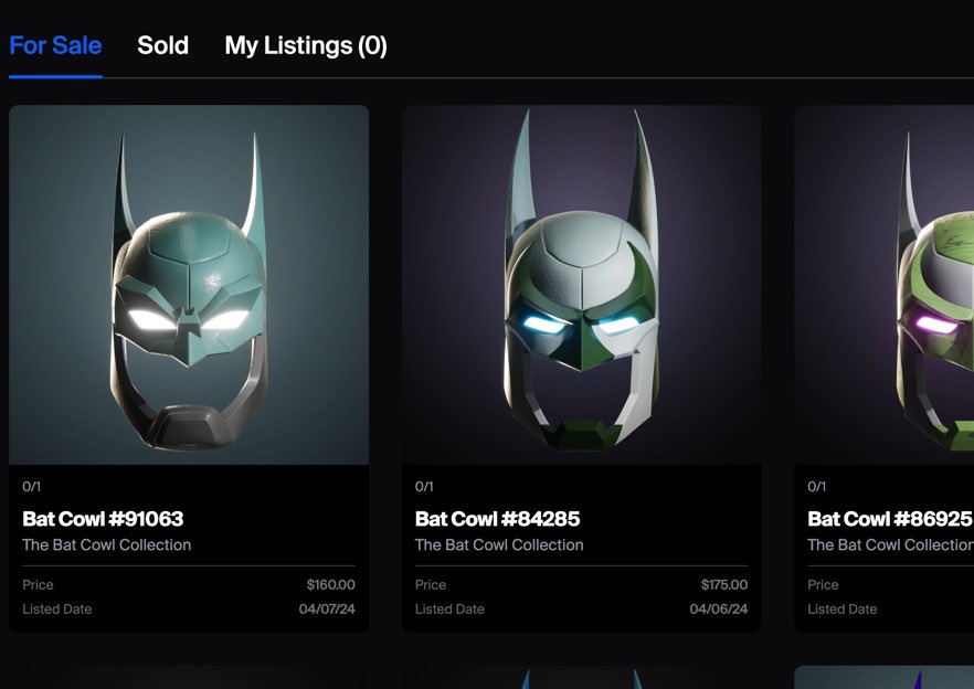 MrLocknet's tweet image. Calling it now the Legacy Cowl floor will surpass the Bat Cowls floor.. 
 @daz3d can’t dump these 🤪🤪
@CandyDigital