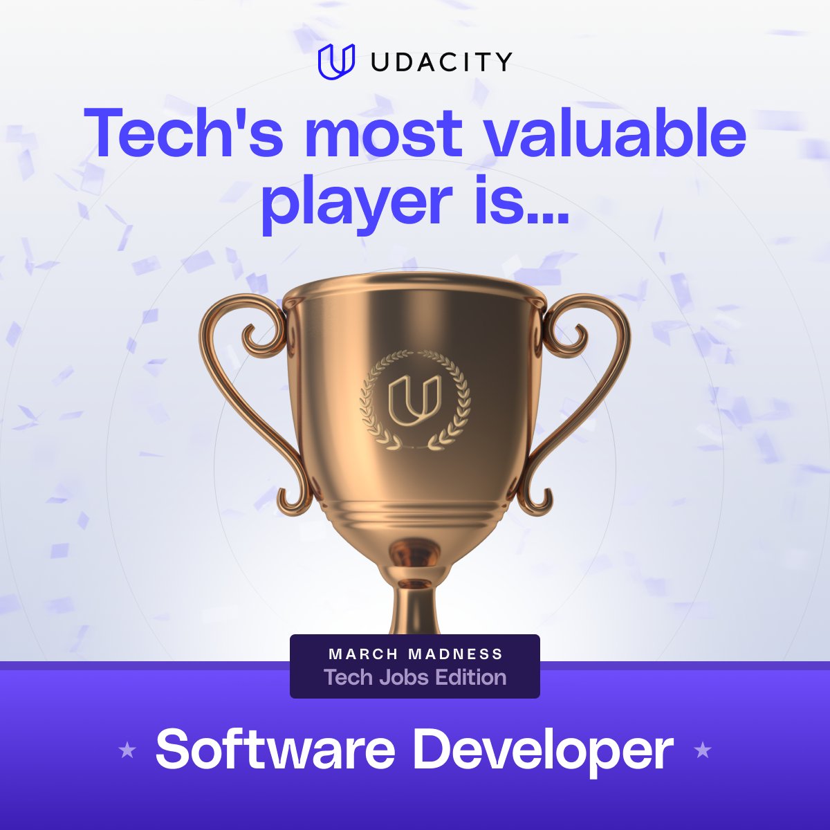 You voted, and the results are in! During March Madness Tech Jobs Edition, the competition was fierce, but one role stood out as tech's MVP. 🏅 Read our latest blog post to explore the eye-opening insights from the tournament. bit.ly/3Jc15ko #tech #technologynews