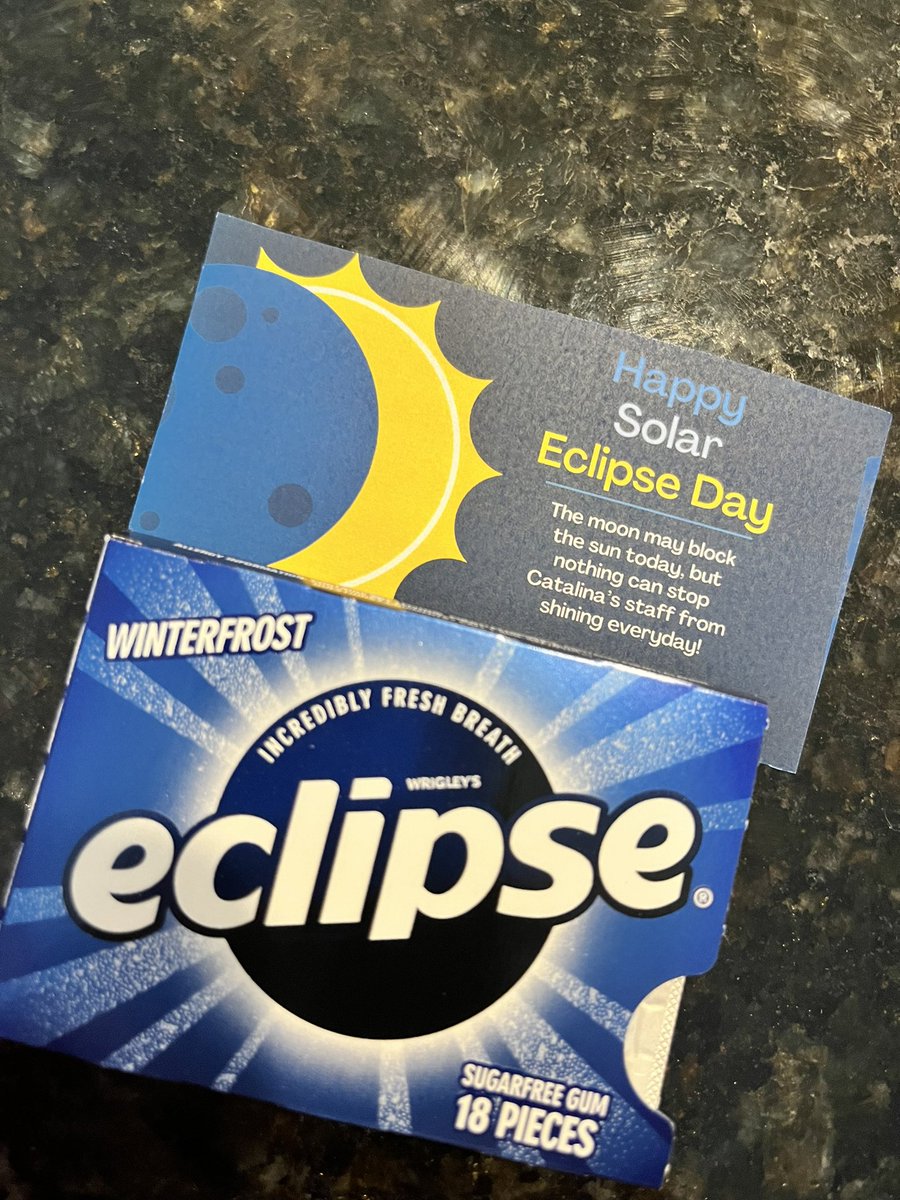 Celebrating Catalina staff and the Solar Eclipse today!