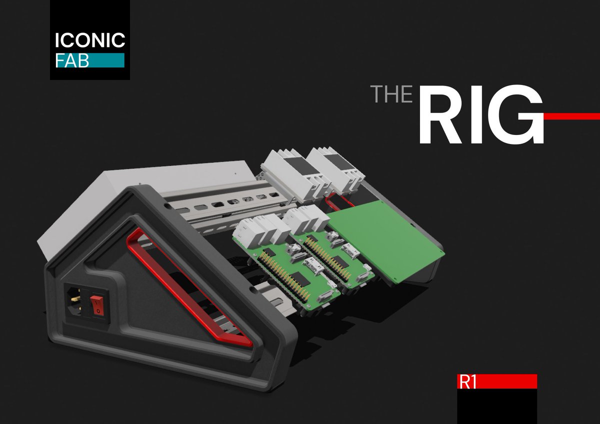 I just published The Rig project in Printables: printables.com/model/837104-t…

The Rig is mostly printed DIY helper stand for testing/prototyping electronic components in an easy and accessible way.