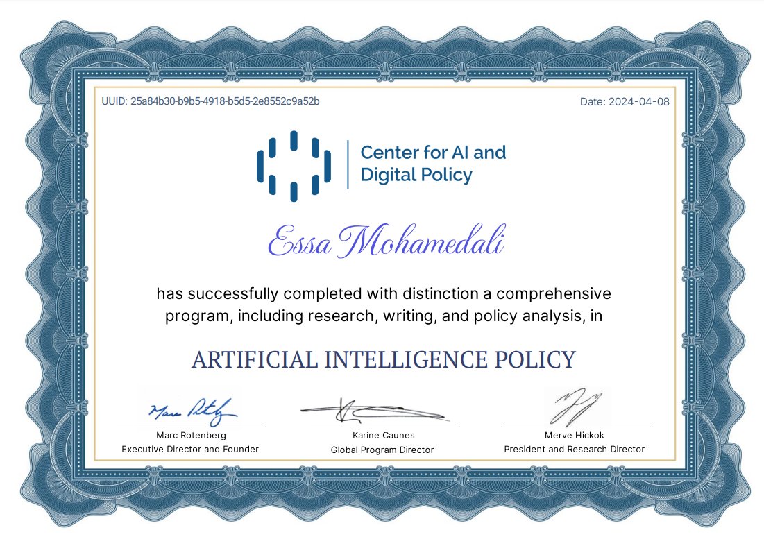 Been a fun start to the year learning more about #AI policy, how to analyse it and leverage the learnings to build African AI Policy

#AIPolicy #TanzniaAI #AITanzania #AfricanAIPolicy

@theCAIDP @aicommunitytz @NEPAD_Agency