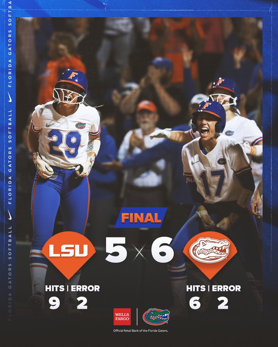 SERIES CLINCHED 🔒 #GoGators | Presented by @WellsFargo
