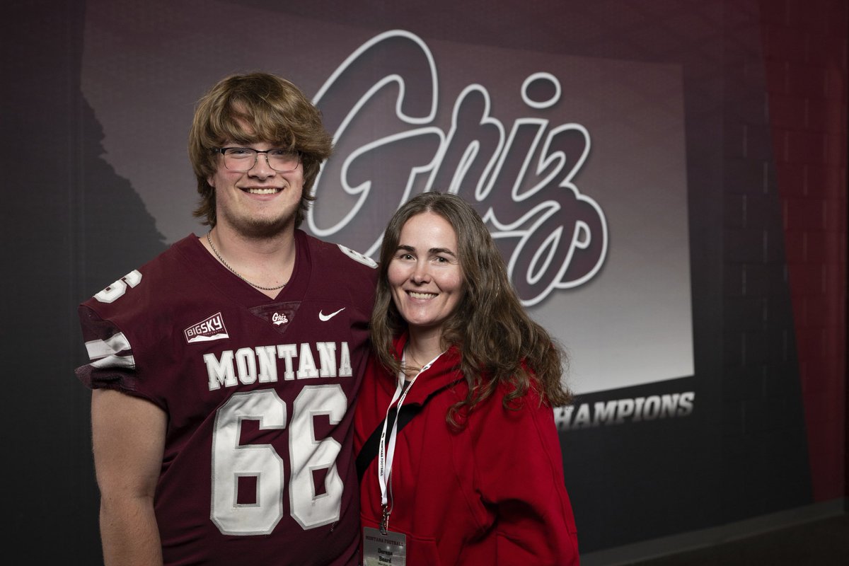 Thank you <a href="/MontanaGrizFB/">Montana Griz Football</a> for an amazing junior day.
<a href="/KeatonJ_3/">Keaton Johnson</a> <a href="/pawlakjoe/">Joe Pawlak</a>