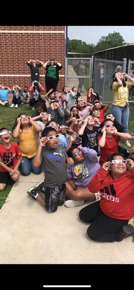 Eclipse Day 2024 at College Hills! #SUCCESScsisd