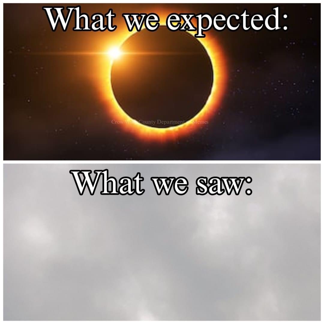 Pretty much how the eclipse went for us today 😒 @FuckLinElliot