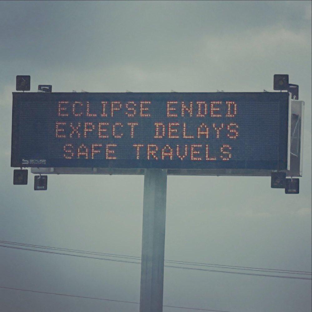 WELL THANKS FOR THAT HOT TIP 😎

#Eclipse #RoadTrip
#TotalSolarEclipse2024