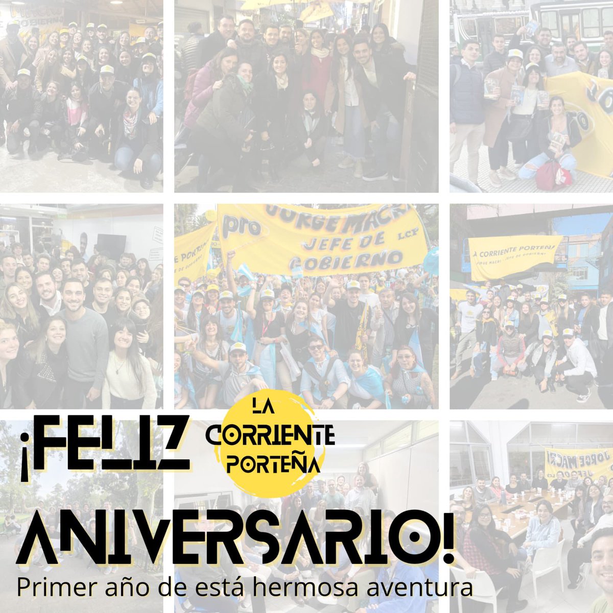 la_corrientep's tweet image. 🎉Un año de actividades, charlas, compañia, militancia y amigos. Este es solo el comienzo de una agrupación que no para de crecer✨
Gracias @jorgemacri por el apoyo y dejarnos abrir las alas para seguir creciendo, y @cesartorresok por apostar por este equipo desde el minuto cero.