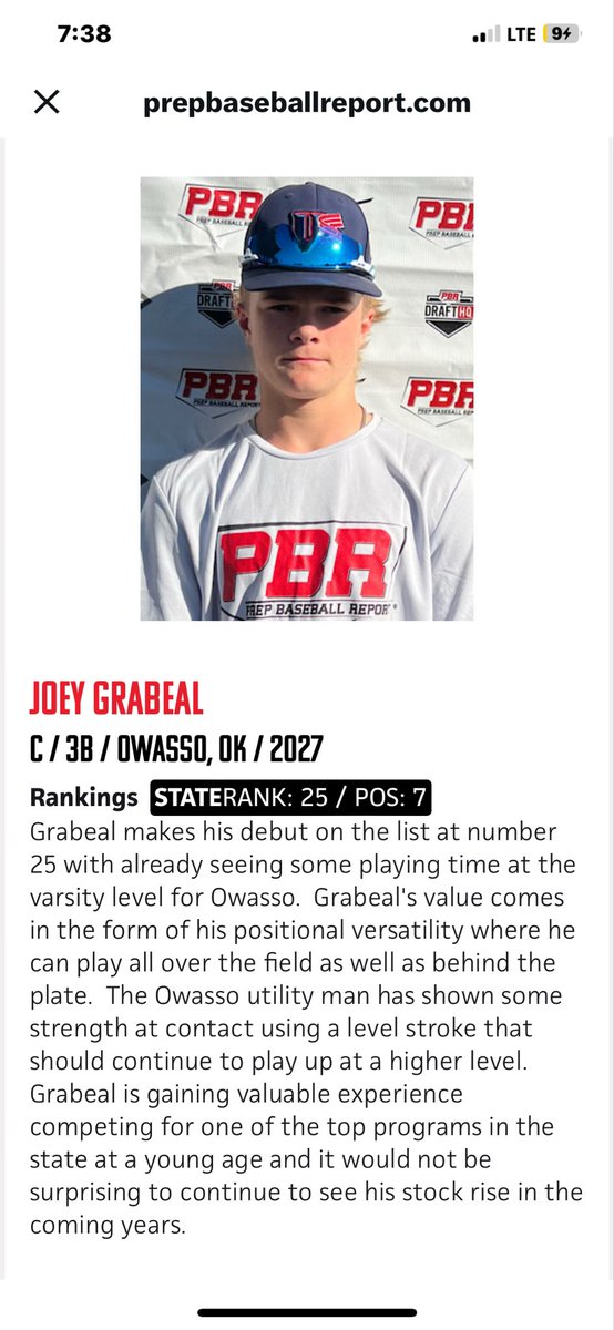 @PBRHood Thank you for the write up! Still a lot of work to do…
@OU_Baseball 
@ORUBaseball 
@OSUBaseball 
@DBU_Baseball 
@MizzouBaseball 
@GoShockersBSB