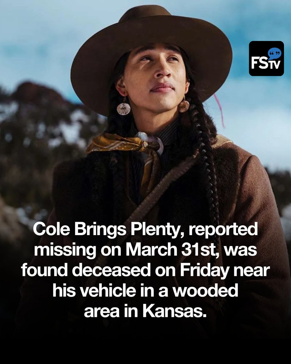 27-year-old Haskell Indian Nations University student and Lakota actor, Cole Brings Plenty, found dead after disappearing on March 31 following an alleged assault.

#Indigenouspeople #ColeBringsPlenty #Freespeechtv #ict #indiancountrytoday #nativenews