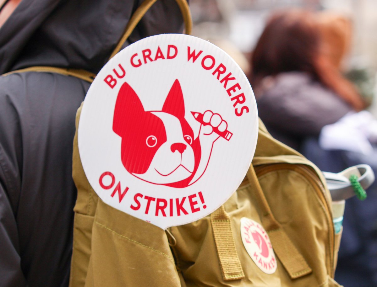 As a result of the BUGWU strike, the dean of the College of Arts and Sciences suggested the use of generative AI tools to replace striking graduate students in an email sent to colleagues this week; many expressed discontent with the idea. dailyfreepress.com/2024/04/05/bu-…