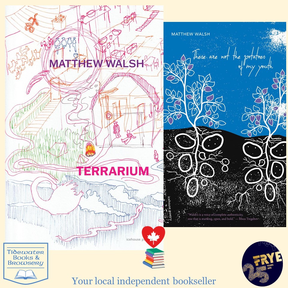 It's @fryemoncton month!! Today's Featured #Frye2024 & #CanLit author in-store is Matthew Walsh! 💕🇨🇦📚

Visit us in person or online at tidewaterbooks.ca! 💕🇨🇦📚

@goose_lane #IReadCanadian #ShopSmall #ShopLocal #ShopNB #ShopIndie #ReadIndie #BookLovers #IndieBookstores