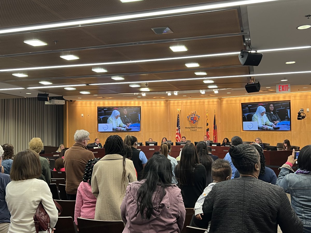 We’re at the Montgomery County FY25 budget hearing asking the County Council to prioritize: *Pre-K expansion *Linkages to Learning at Burnt Mills *Excel Beyond the Bell *Housing Initiative Fund *HHS’ mobile dental clinic, and ‍*Community center in Montgomery Village.