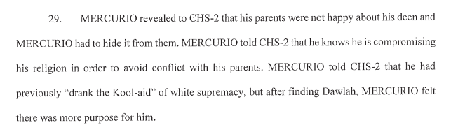 FBI sting nets an 18-year-old from Coeur d’Alene, Idaho, the feds say swore allegiance to ISIS. Previously, a white supremacist, apparently!