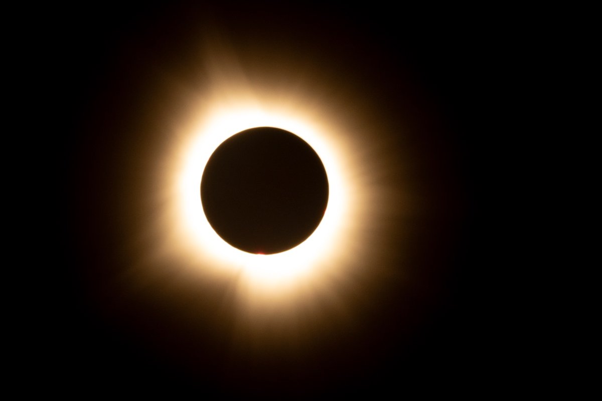 Took this photo today of the eclipse. Amazing thing to see.