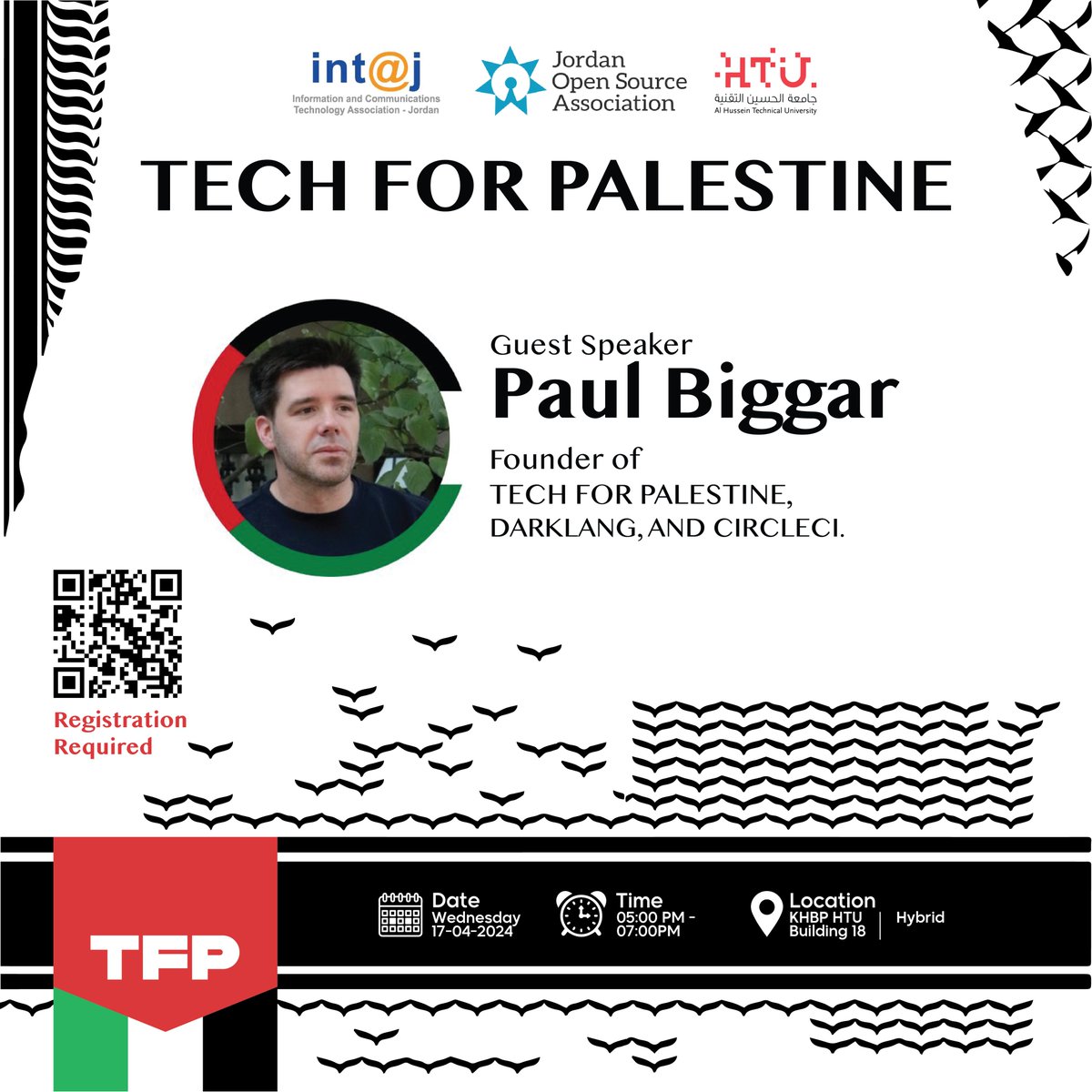 Join us for a fireside chat diving into the journey of tech leader and Palestine advocate @paulbiggar, know more about the impact of @tech4palestine, and discover how you can contribute through open source and community collaboration. Registration: sajilni.com/event/tech-for…